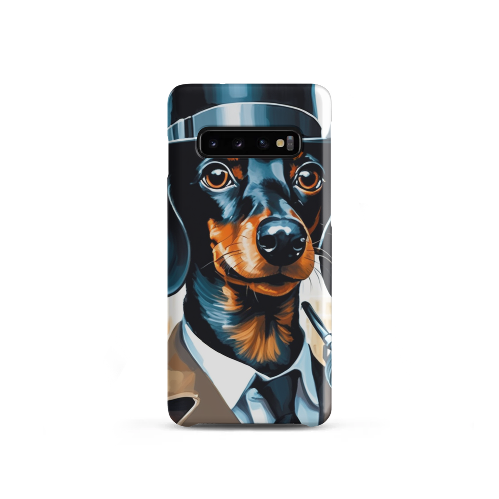 PugMug Custom Black Dachshund Samsung Case