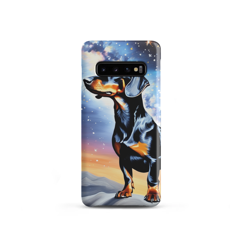 PugMug Custom Black Dachshund Samsung Case