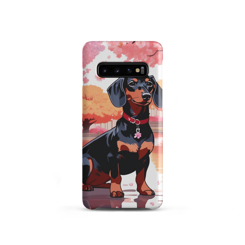 PugMug Custom Black Dachshund Samsung Case
