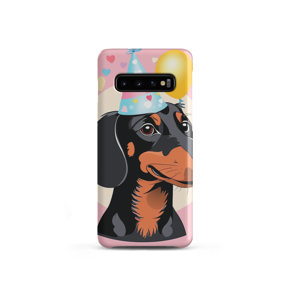 PugMug Custom Black Dachshund Samsung Case