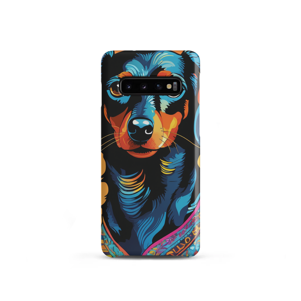 PugMug Custom Black Dachshund Samsung Case
