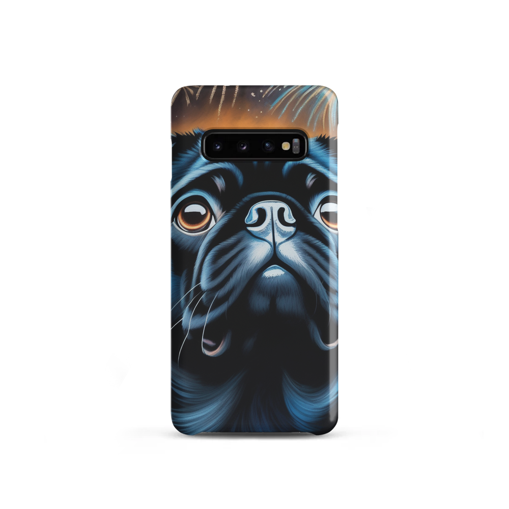 PugMug Custom Black Pug Samsung Case