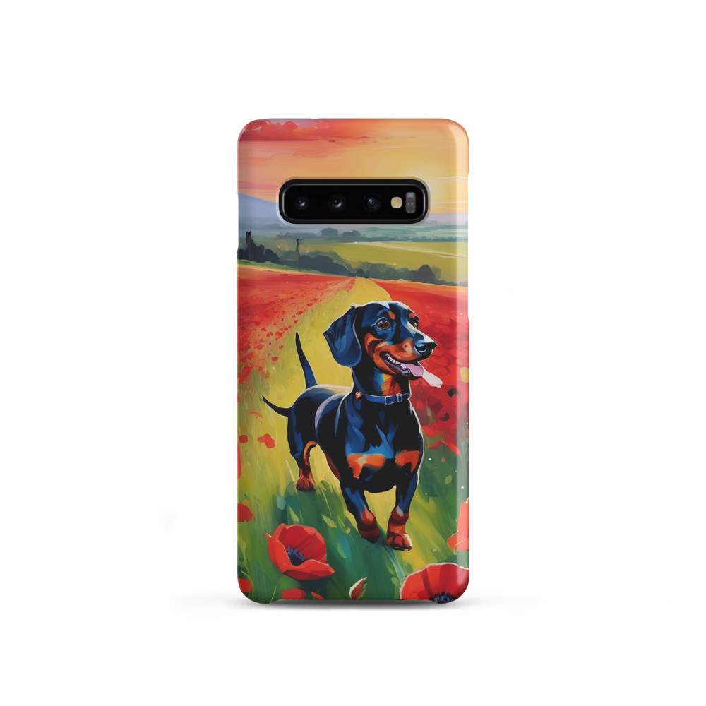 PugMug Custom Black Dachshund Samsung Case