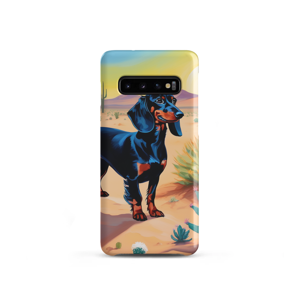 PugMug Custom Black Dachshund Samsung Case