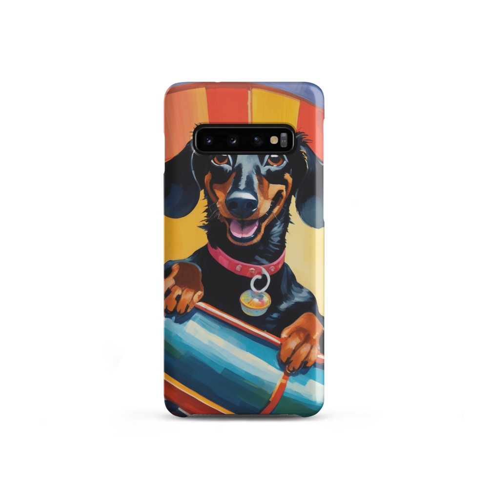 PugMug Custom Black Dachshund Samsung Case