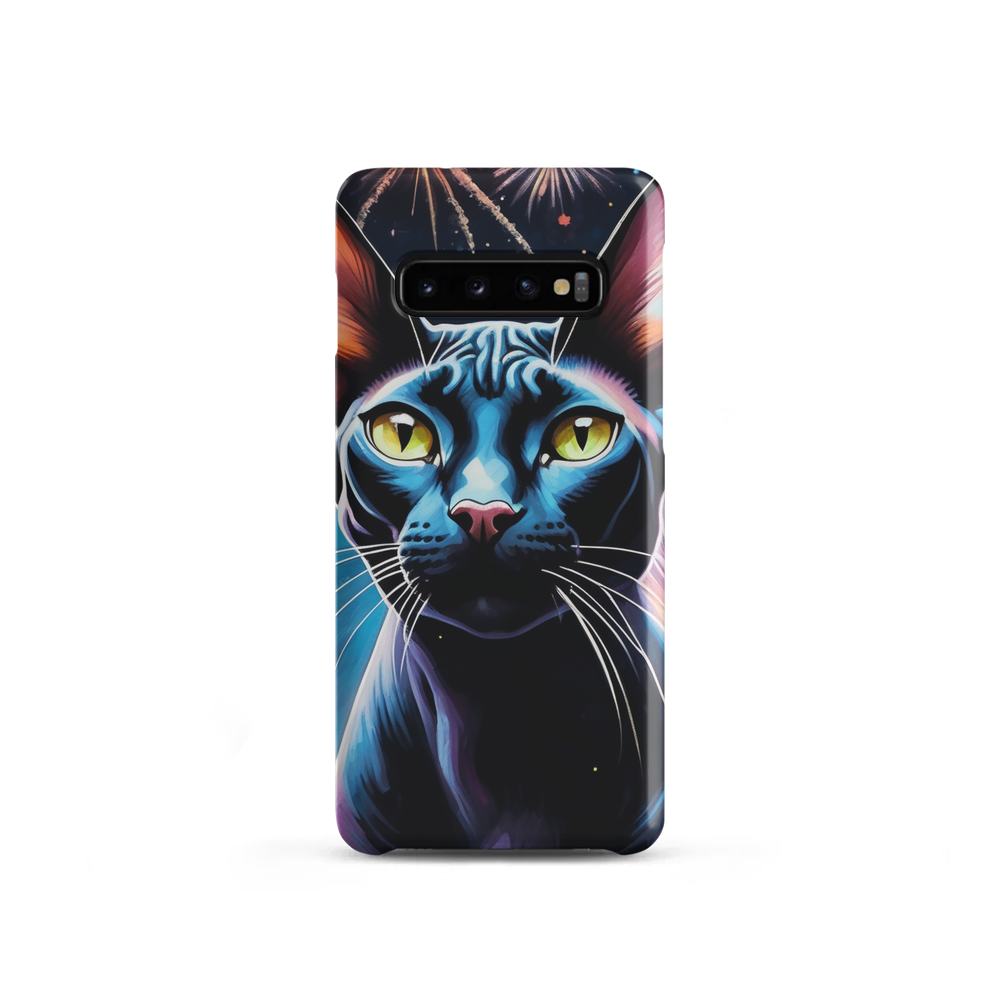 PugMug Custom Black Sphynx Cat Samsung Case