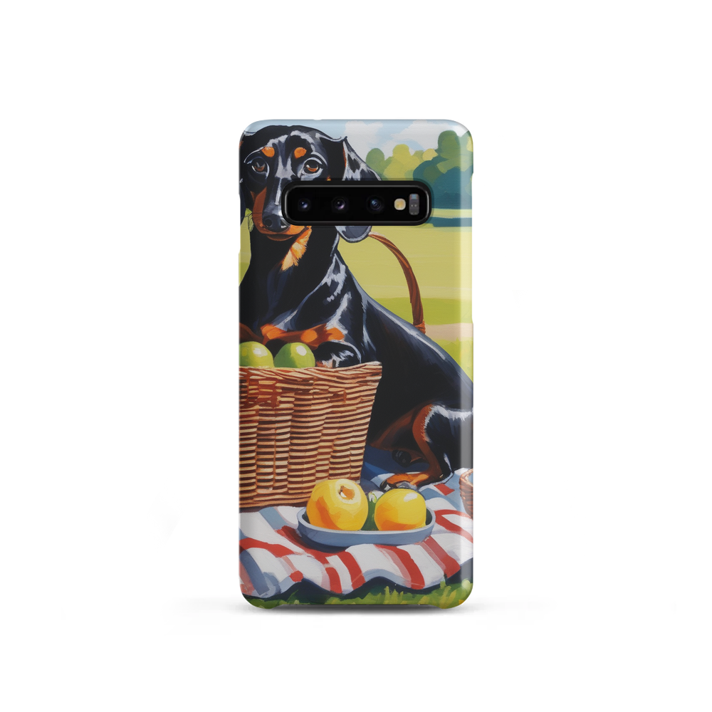 PugMug Custom Black Dachshund Samsung Case