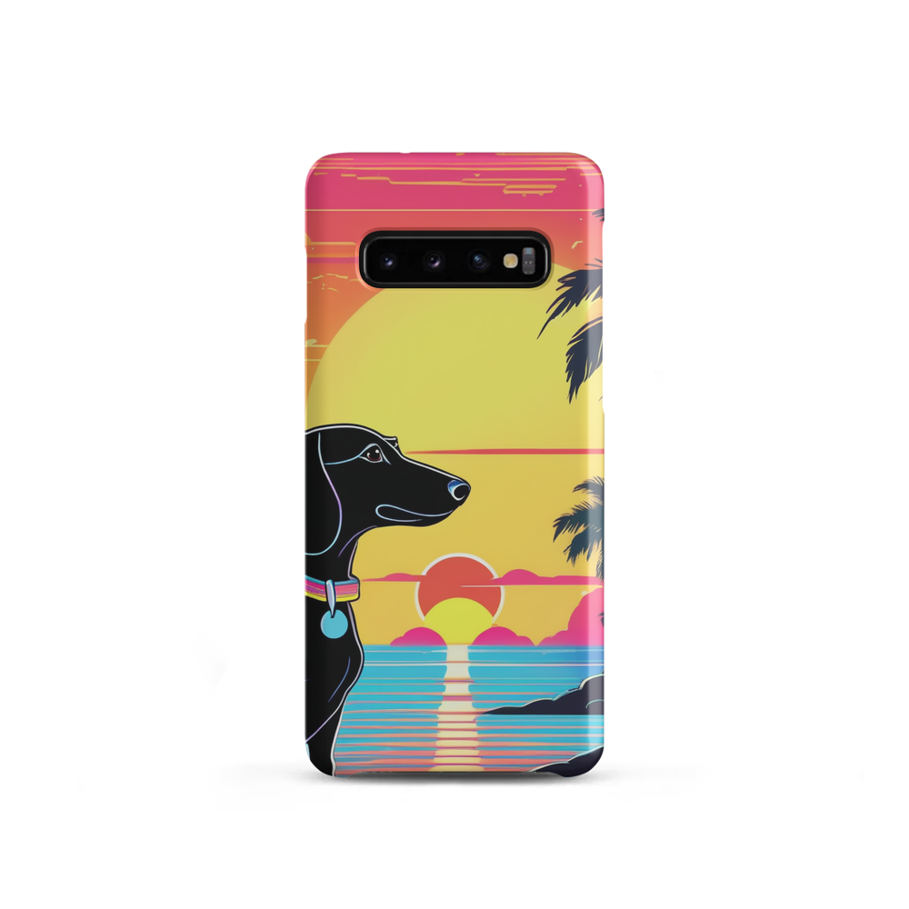 PugMug Custom Black Dachshund Samsung Case