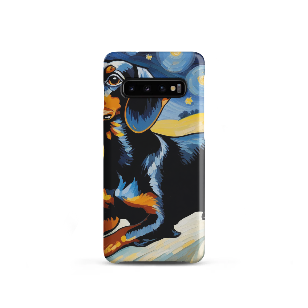 PugMug Custom Black Dachshund Samsung Case