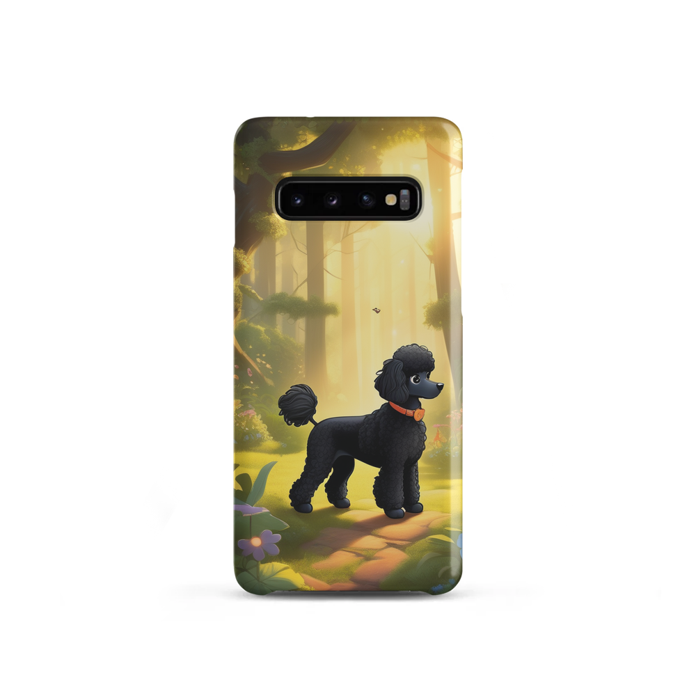 PugMug Custom Black Poodle Samsung Case