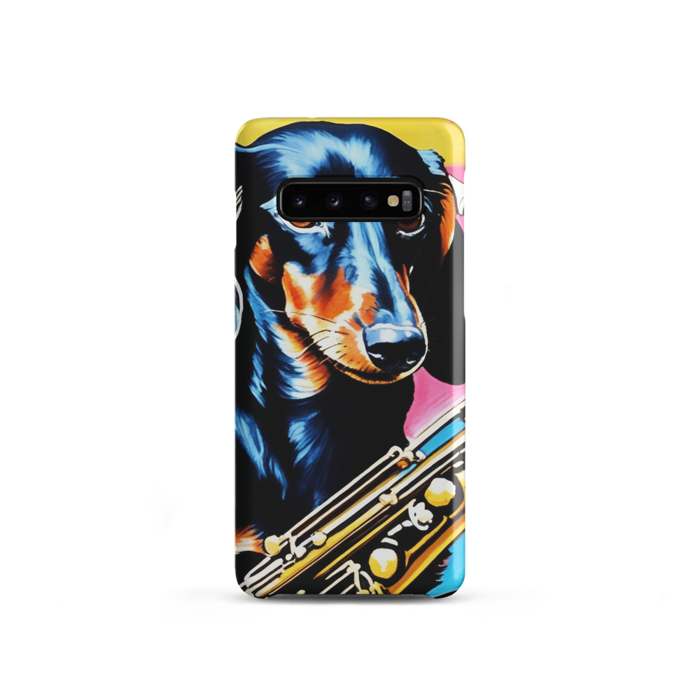 PugMug Custom Black Dachshund Samsung Case