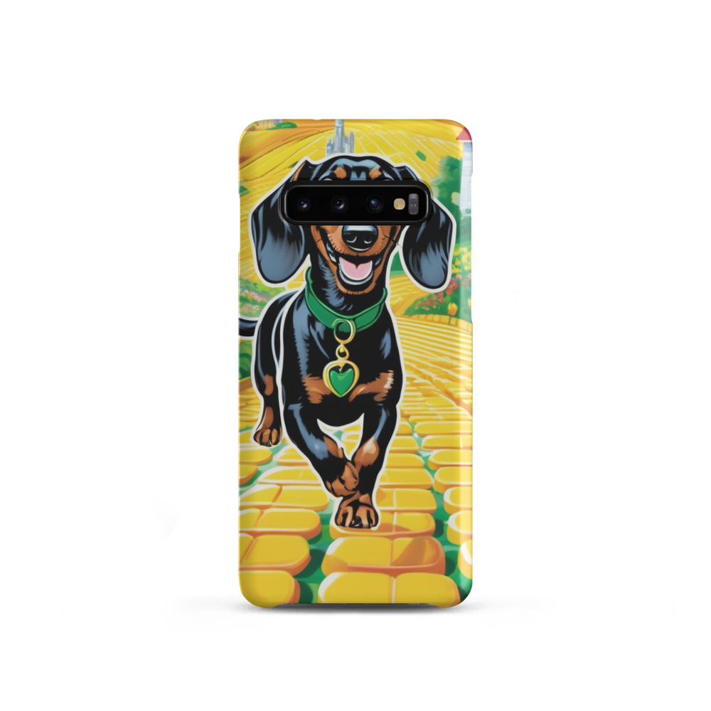 PugMug Custom Black Dachshund Samsung Case
