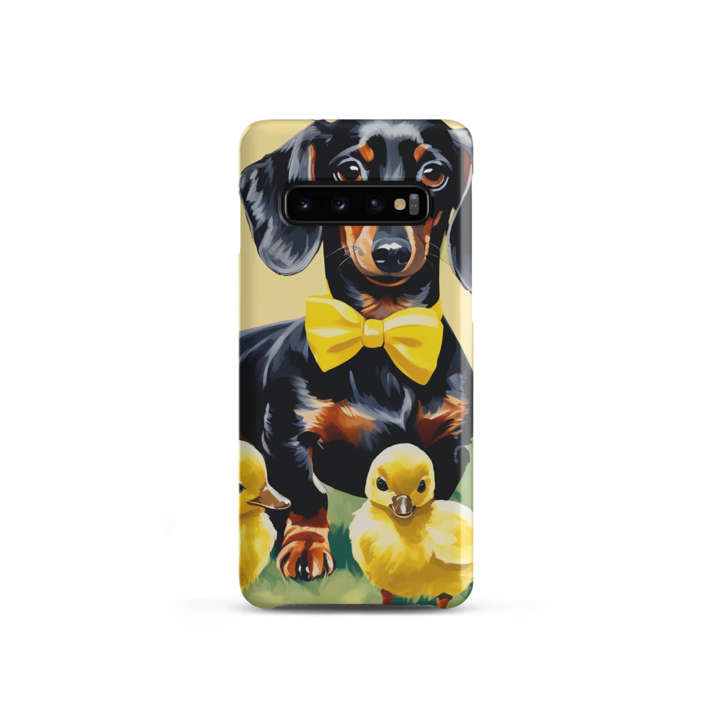 PugMug Custom Black Dachshund Samsung Case