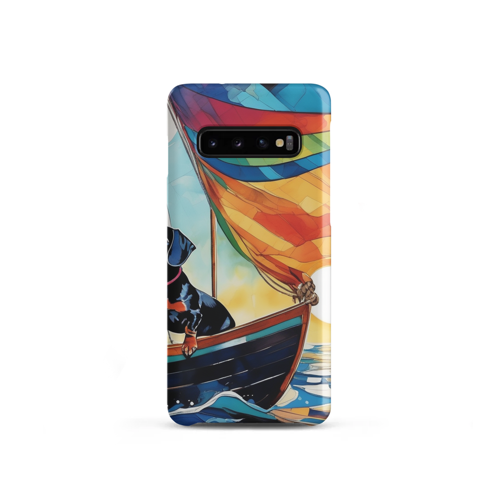 PugMug Custom Black Dachshund Samsung Case