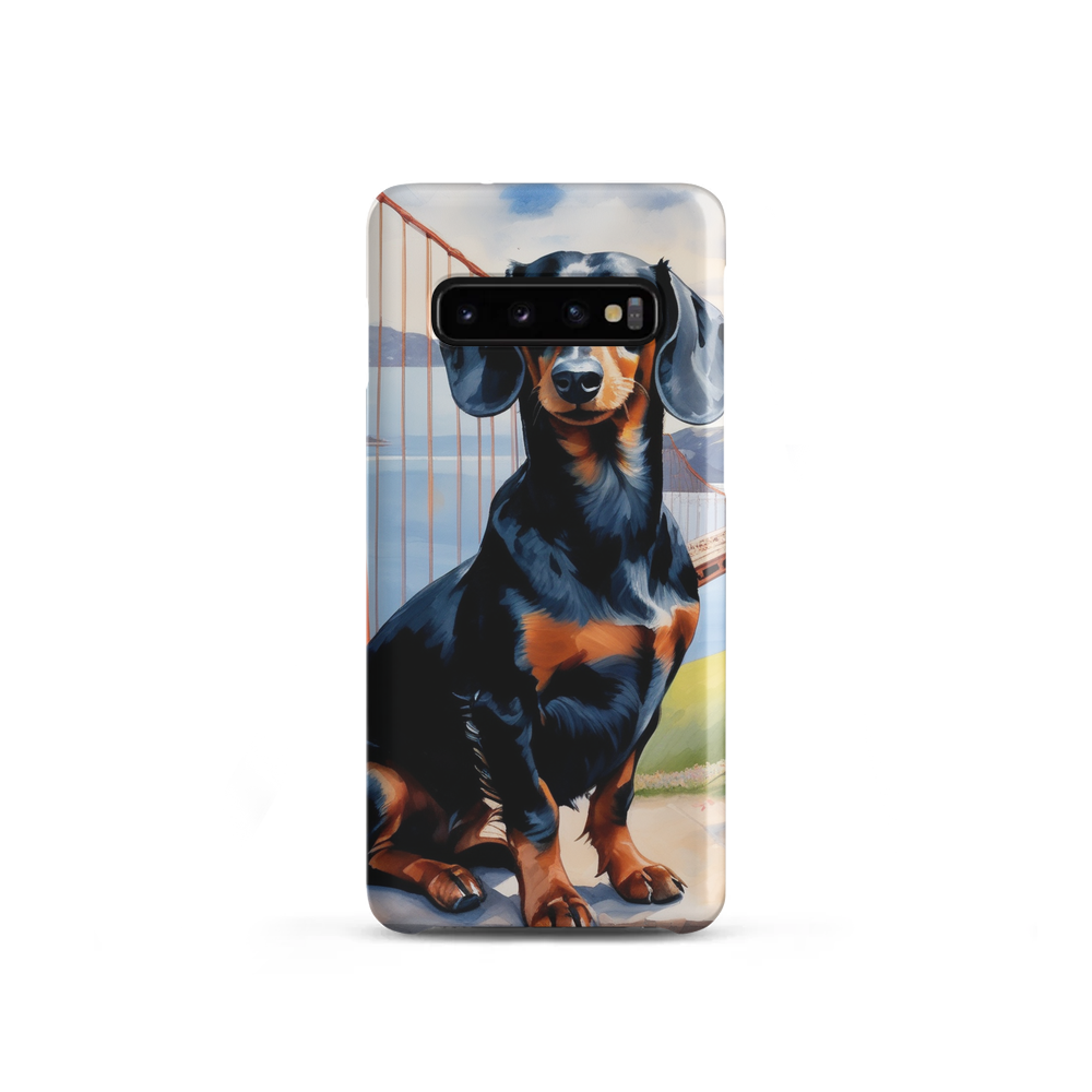 PugMug Custom Black Dachshund Samsung Case