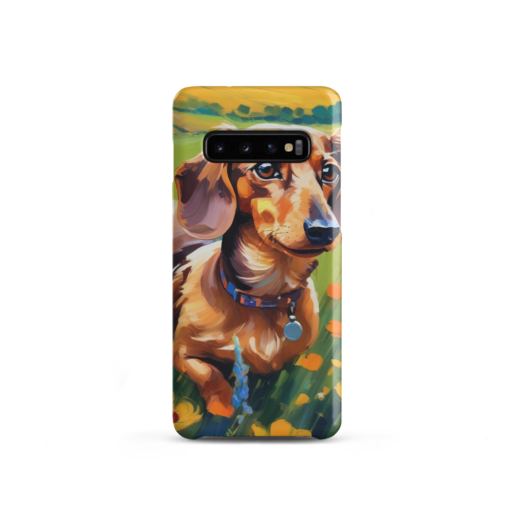 PugMug Custom Tan Dachshund Samsung Case