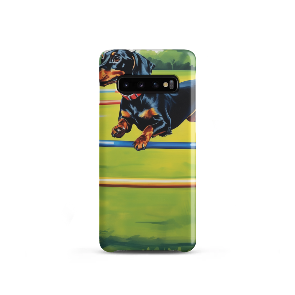 PugMug Custom Black Dachshund Samsung Case