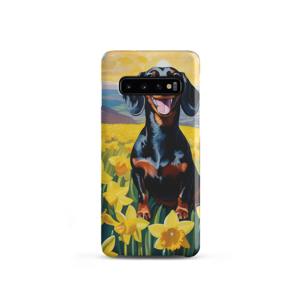 PugMug Custom Black Dachshund Samsung Case
