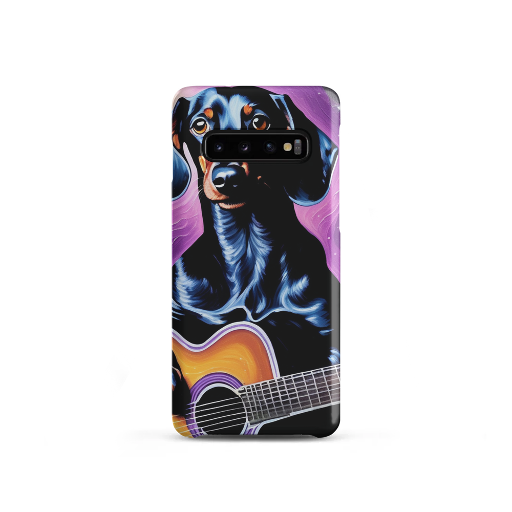 PugMug Custom Black Dachshund Samsung Case