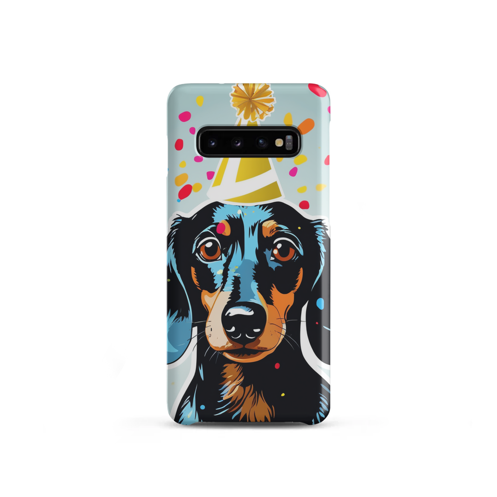 PugMug Custom Black Dachshund Samsung Case