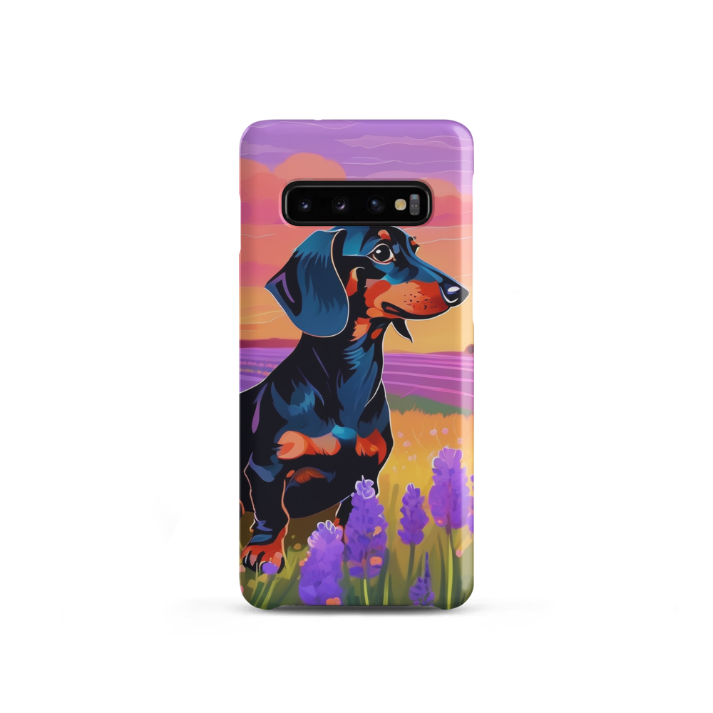 PugMug Custom Black Dachshund Samsung Case