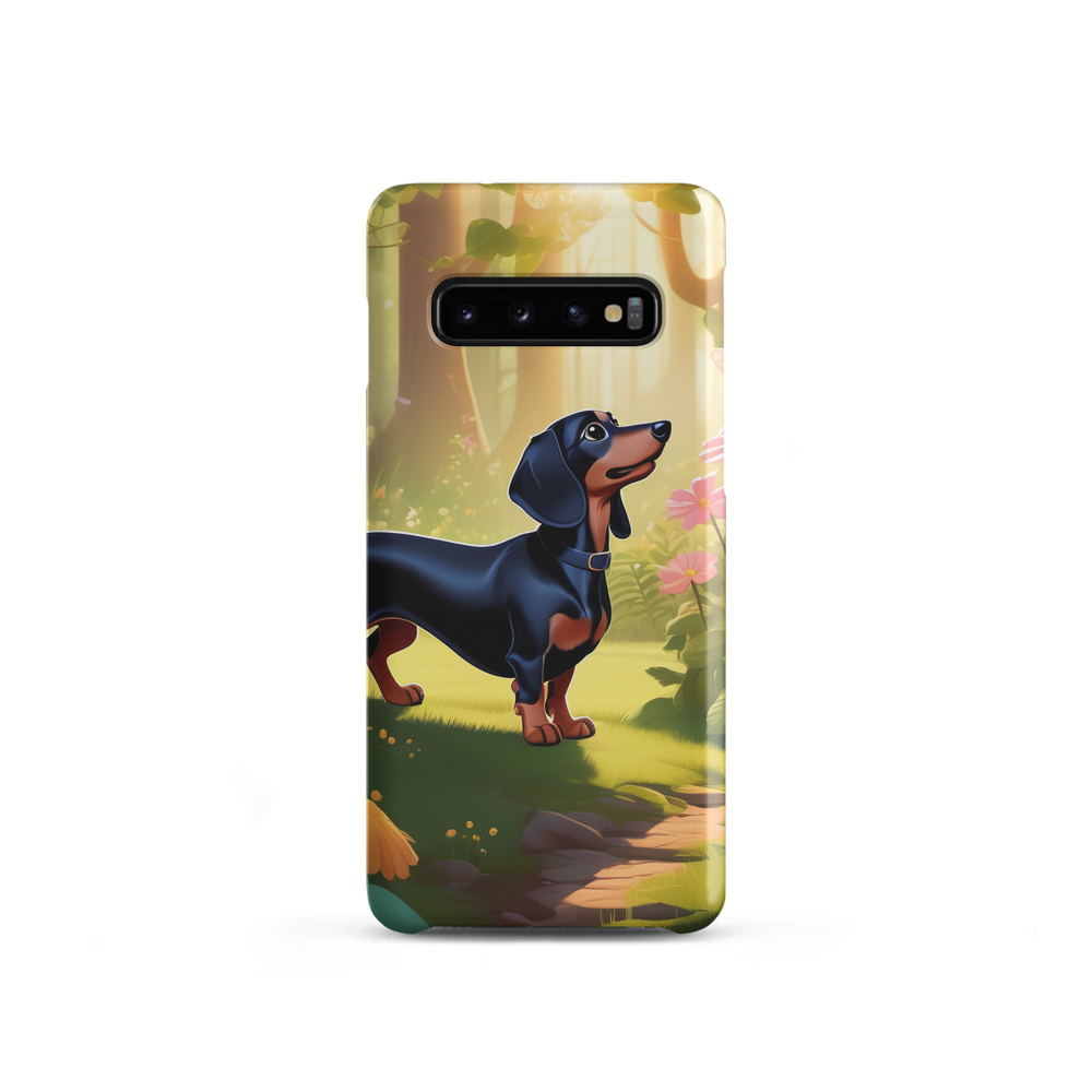 PugMug Custom Black Dachshund Samsung Case