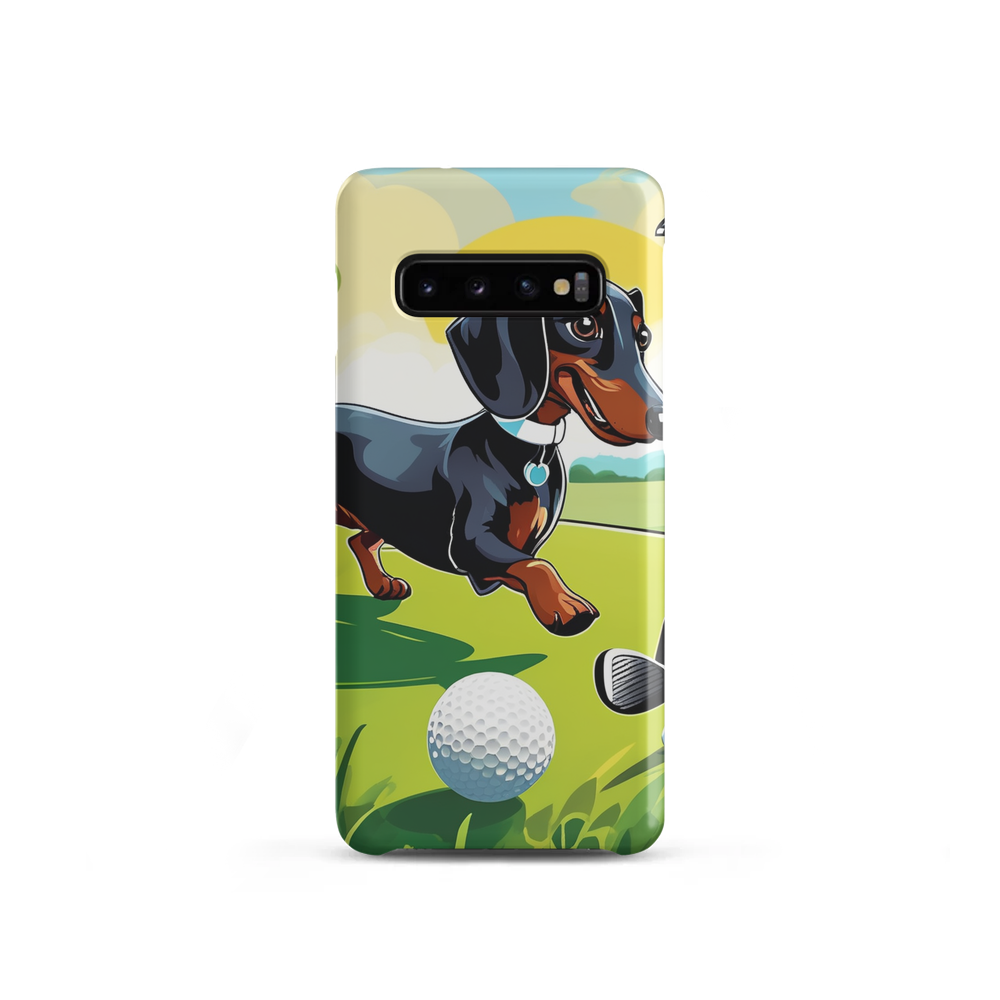 PugMug Custom Black Dachshund Samsung Case