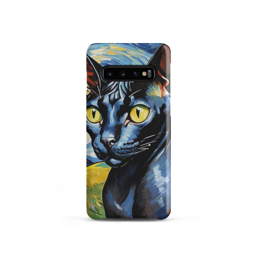 PugMug Custom Black Sphynx Cat Samsung Case