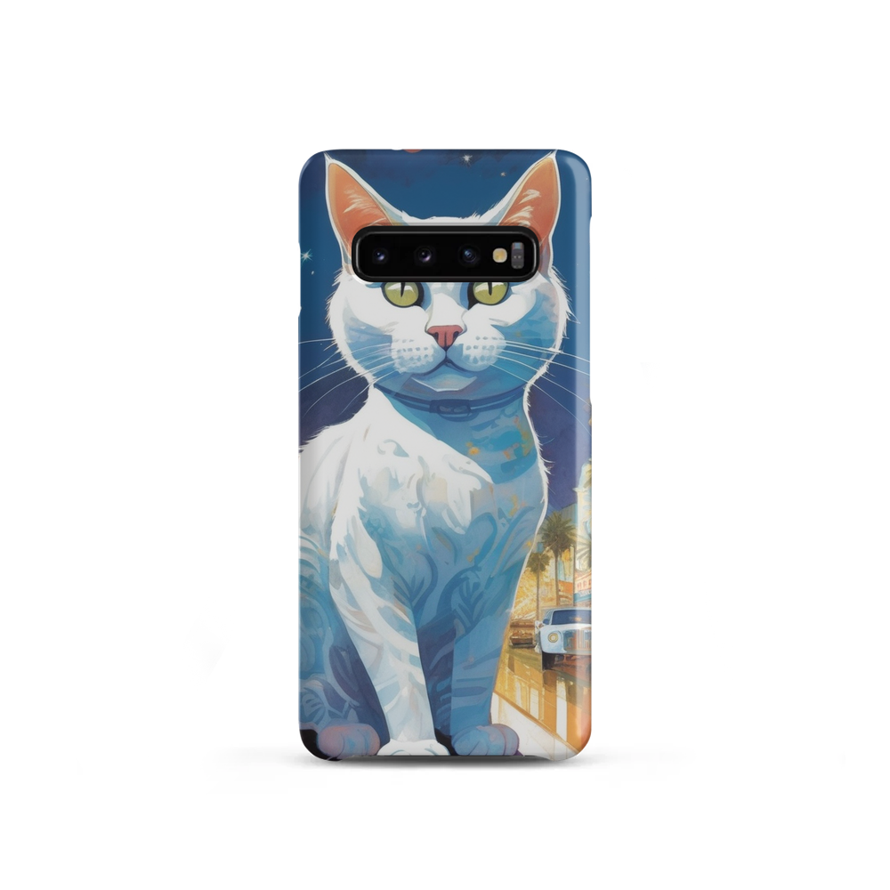 PugMug Custom White Companion Cat Samsung Case