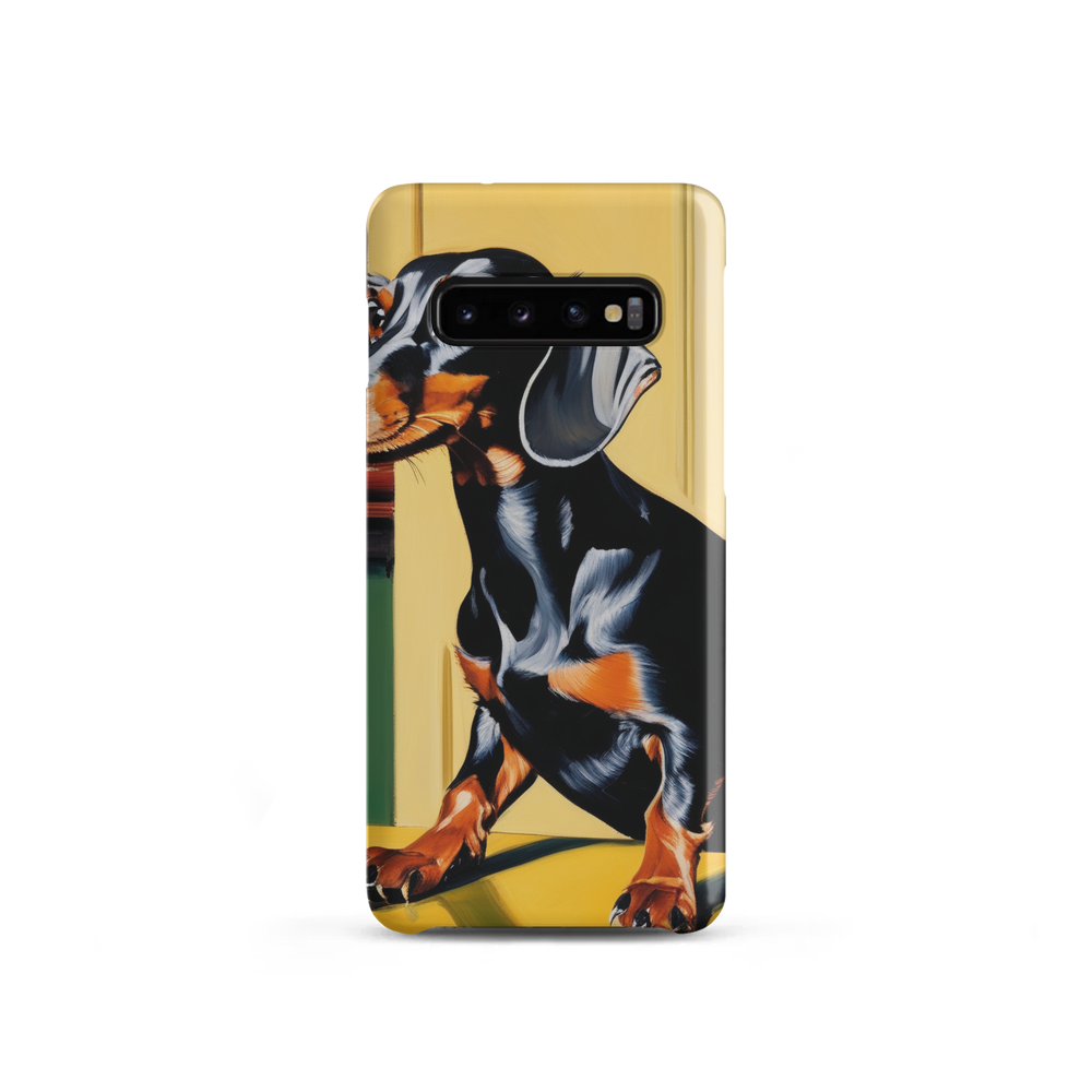 PugMug Custom Black Dachshund Samsung Case