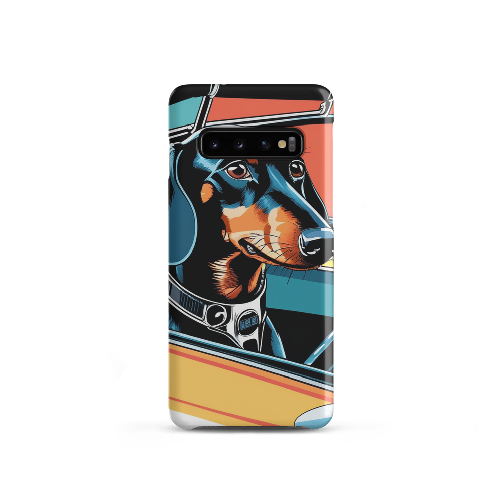 PugMug Custom Black Dachshund Samsung Case