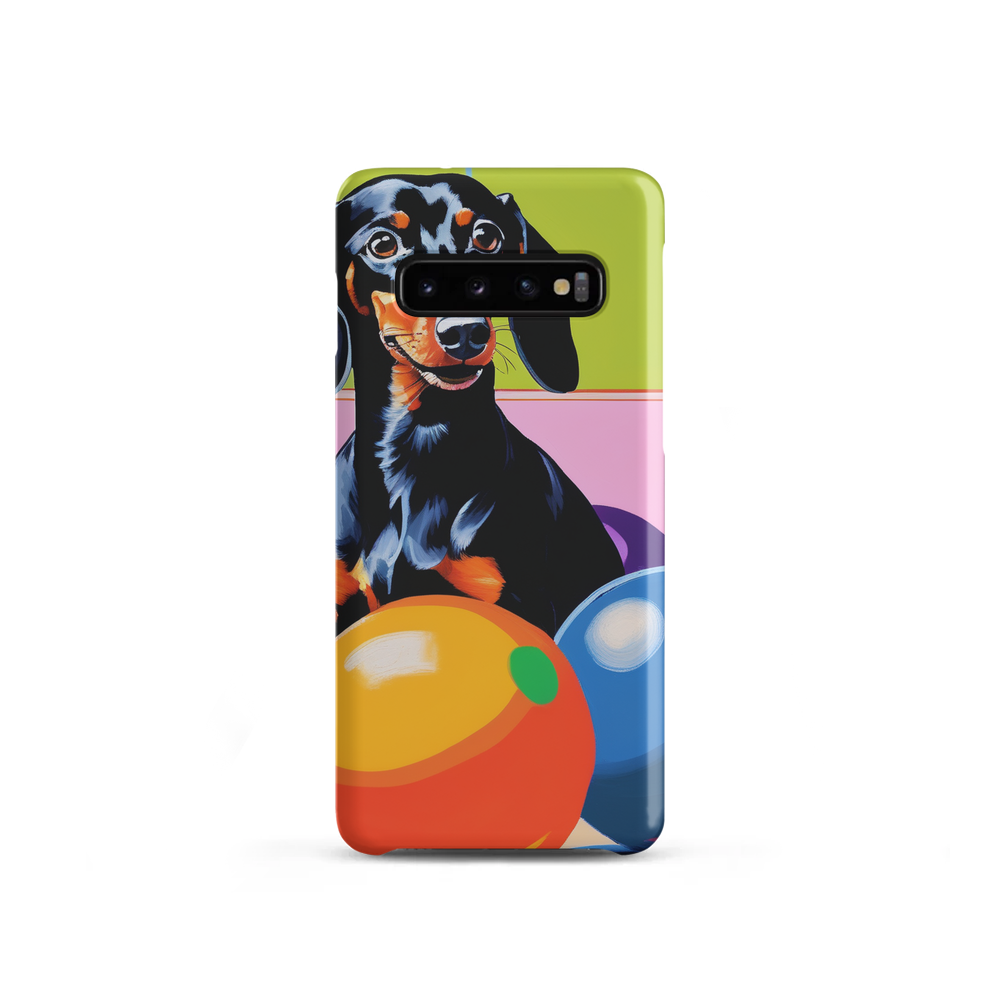 PugMug Custom Black Dachshund Samsung Case