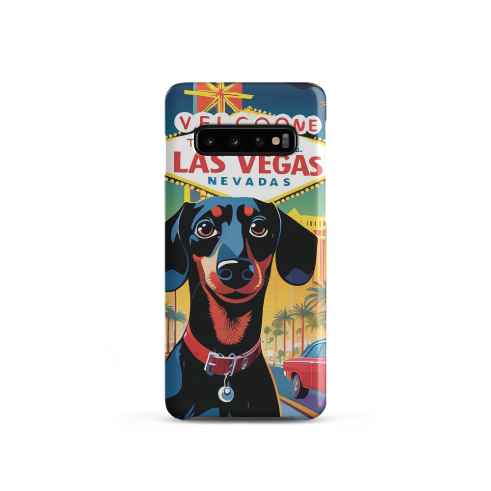PugMug Custom Black Dachshund Samsung Case