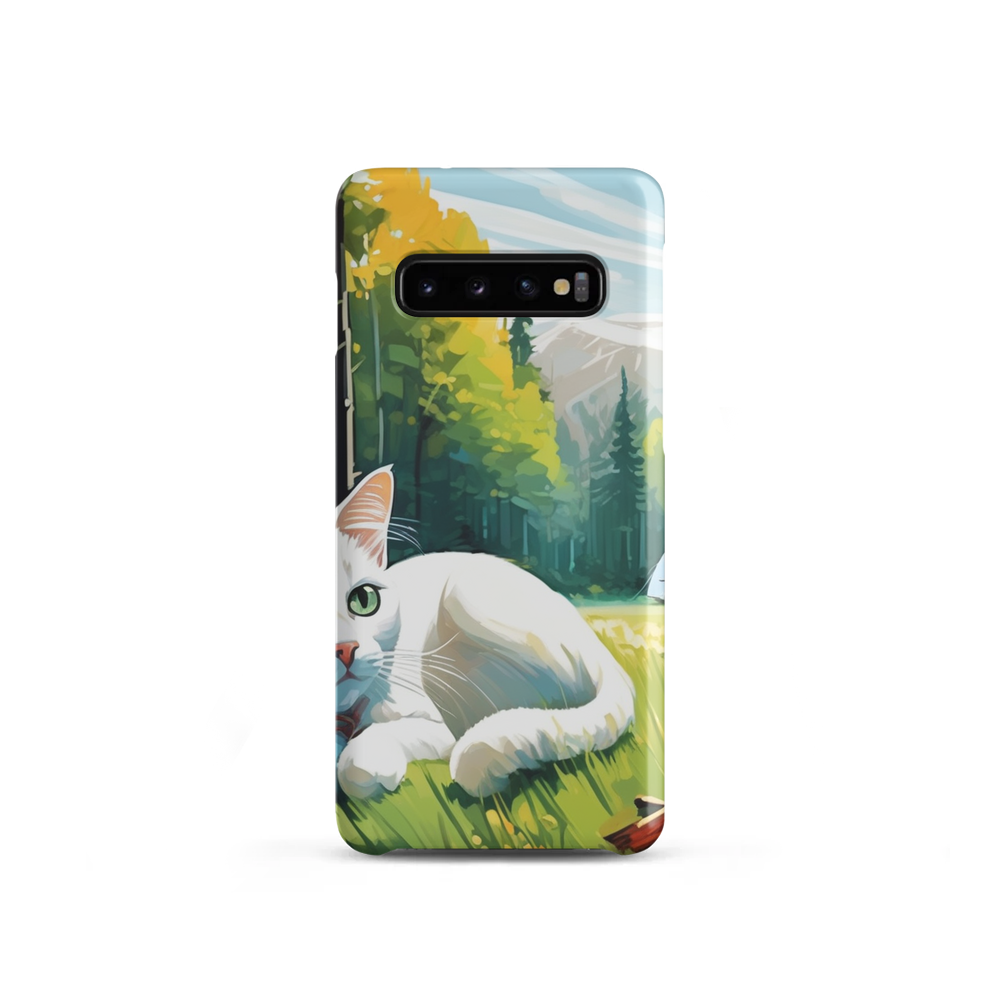 PugMug Custom White Companion Cat Samsung Case