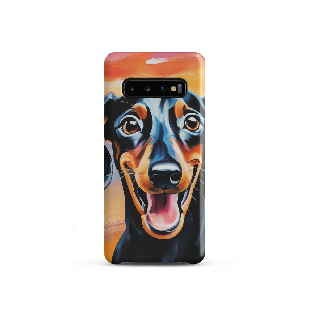 PugMug Custom Black Dachshund Samsung Case