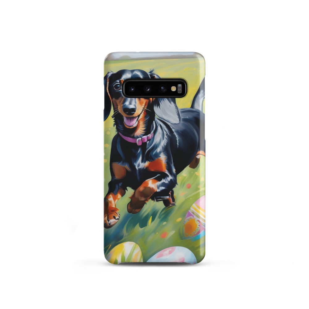 PugMug Custom Black Dachshund Samsung Case