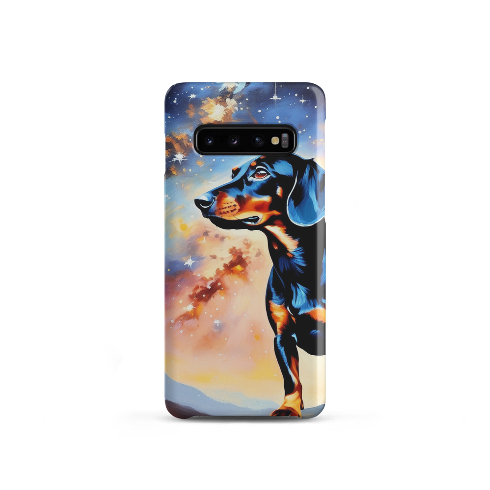 PugMug Custom Black Dachshund Samsung Case