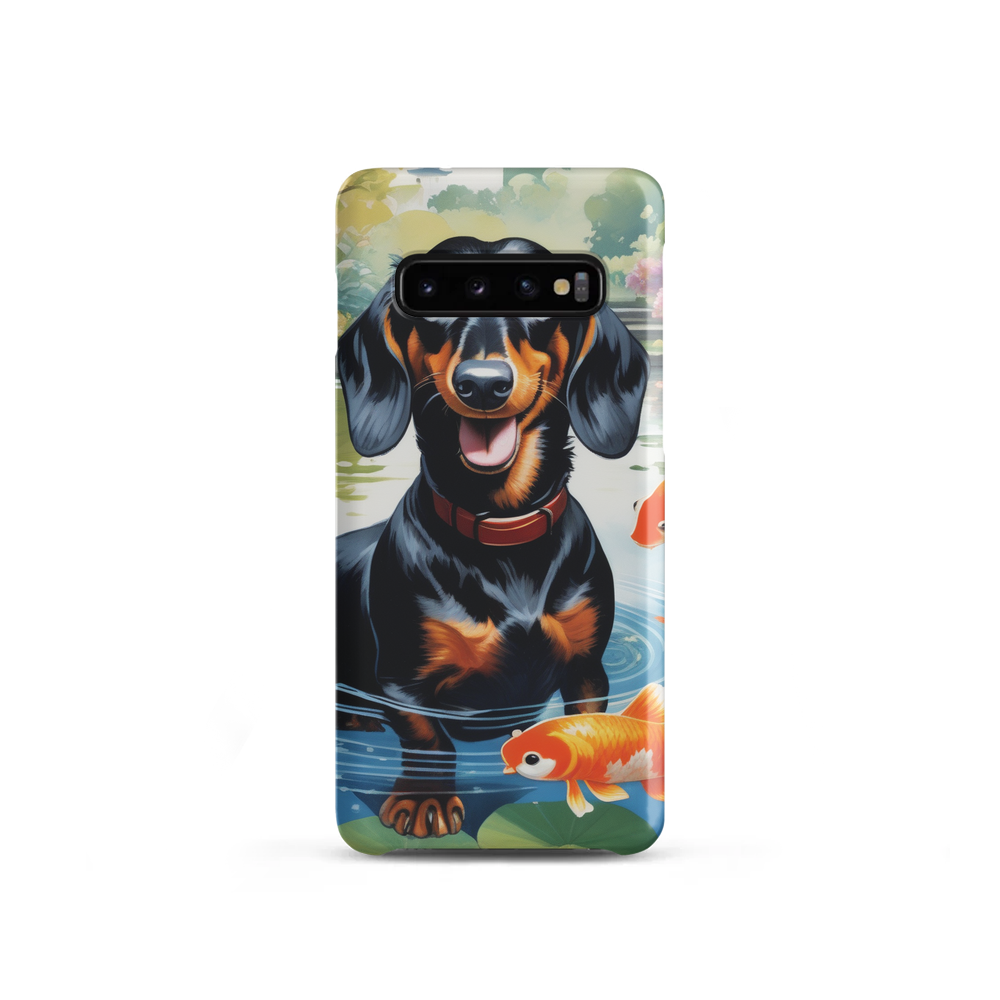 PugMug Custom Black Dachshund Samsung Case