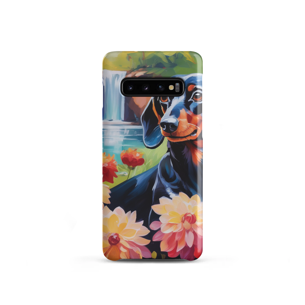 PugMug Custom Black Dachshund Samsung Case