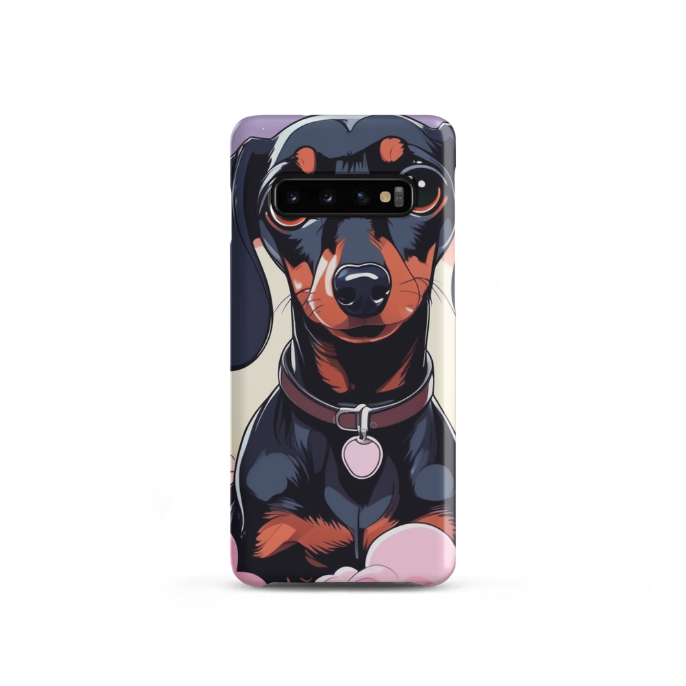 PugMug Custom Black Dachshund Samsung Case