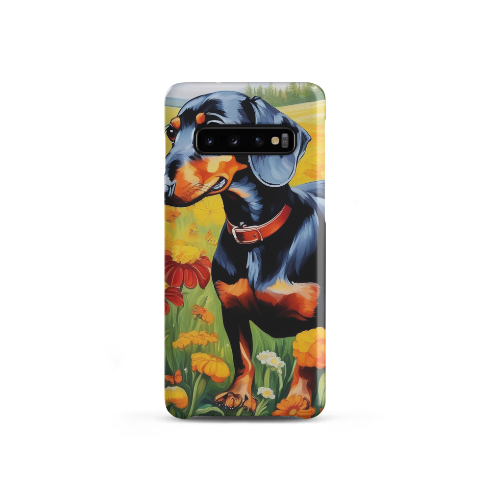PugMug Custom Black Dachshund Samsung Case