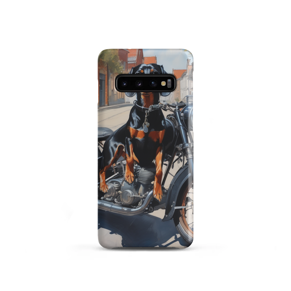 PugMug Custom Black Dachshund Samsung Case