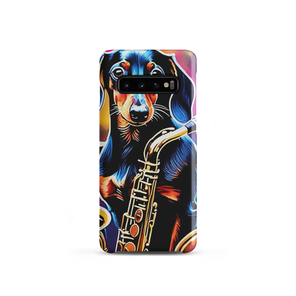 PugMug Custom Black Dachshund Samsung Case