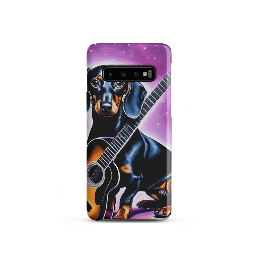 PugMug Custom Black Dachshund Samsung Case