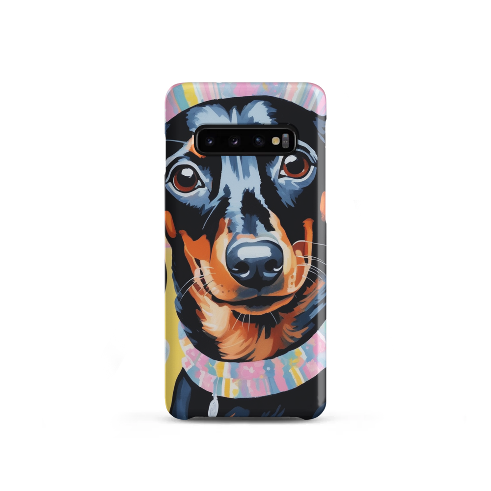 PugMug Custom Black Dachshund Samsung Case