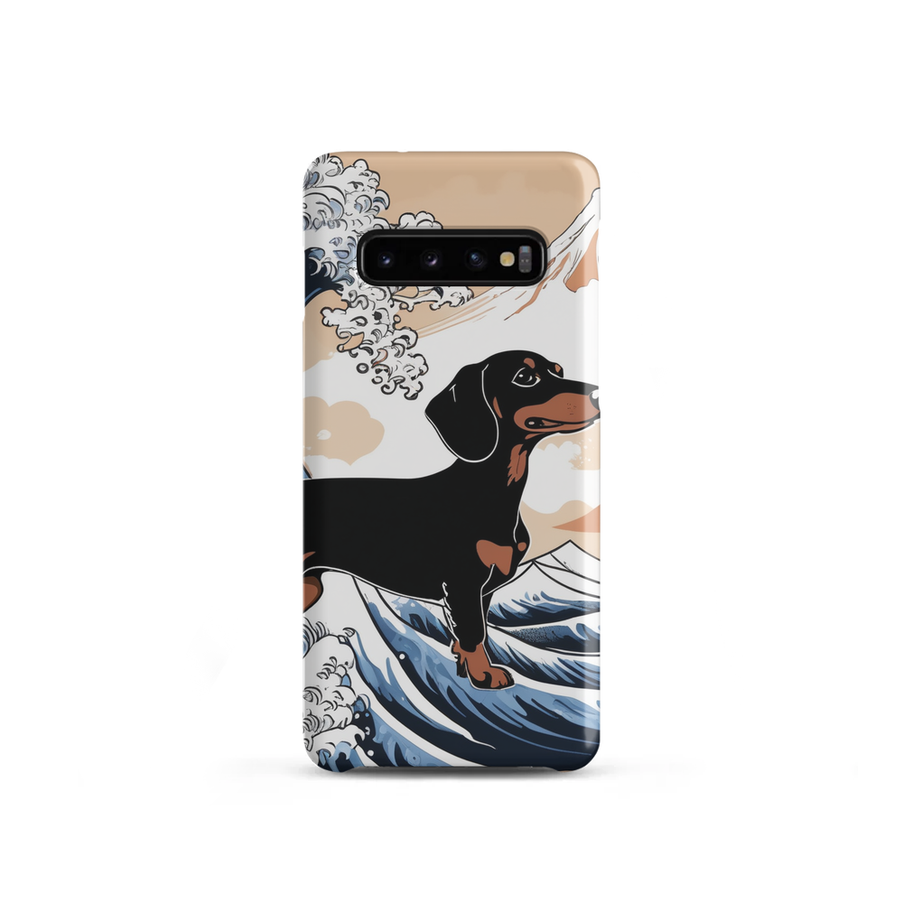 PugMug Custom Black Dachshund Samsung Case