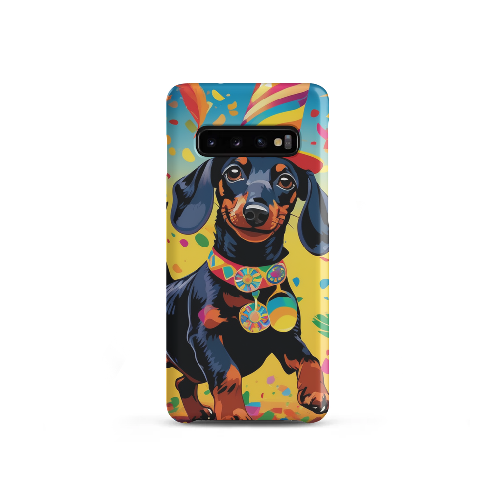PugMug Custom Black Dachshund Samsung Case