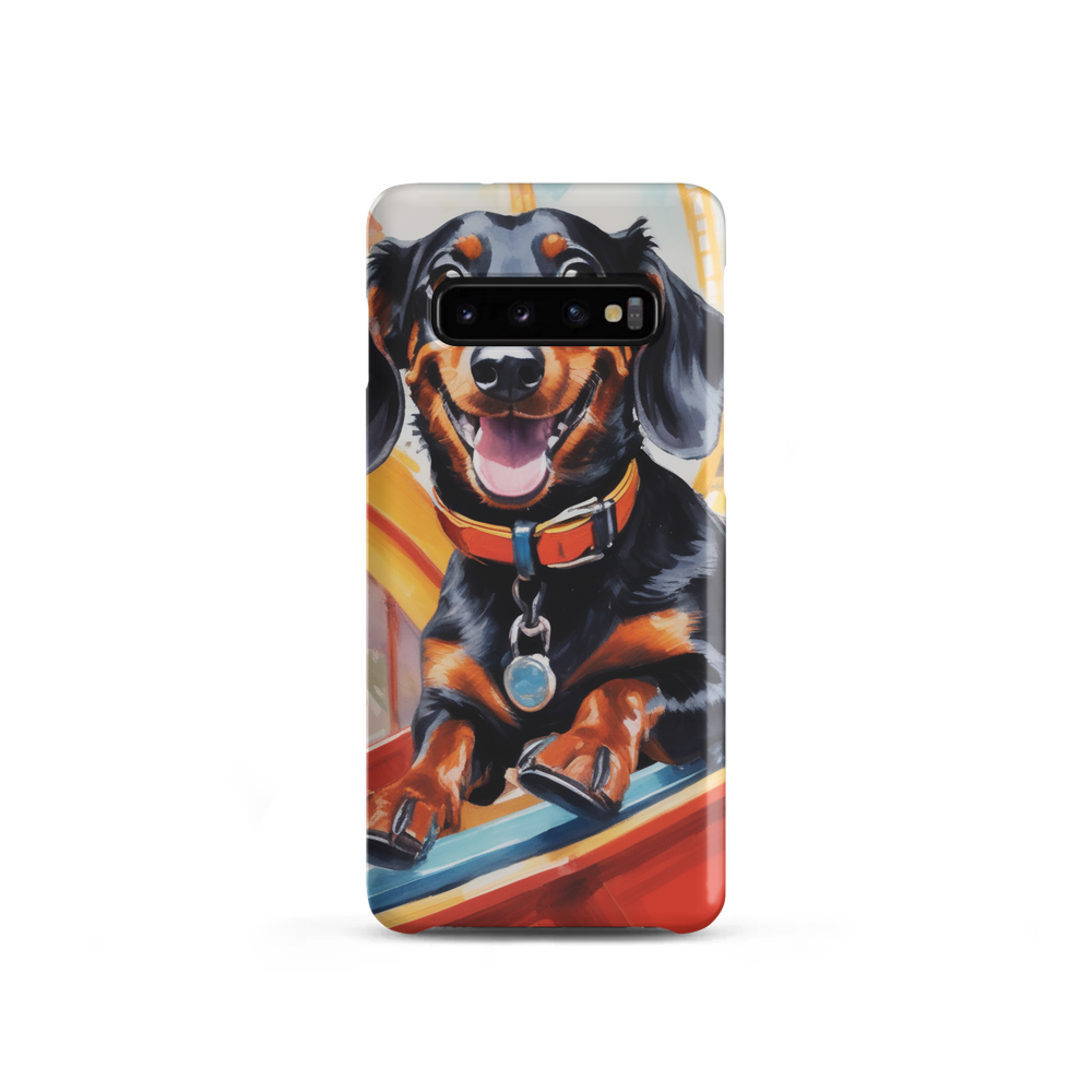 PugMug Custom Black Dachshund Samsung Case