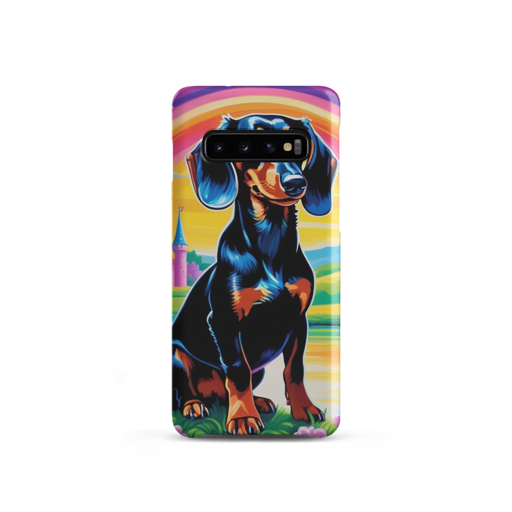 PugMug Custom Black Dachshund Samsung Case