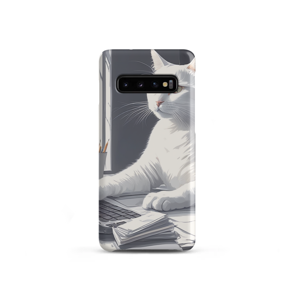 PugMug Custom White Companion Cat Samsung Case